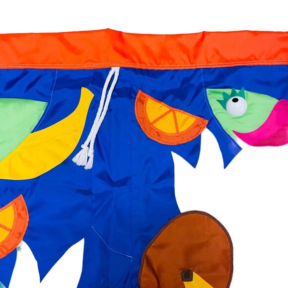 Mens Trunks Tropical Crab Fruit Print Flag Swim Drawstring Closure outdoor 30 - Picture 4 of 7